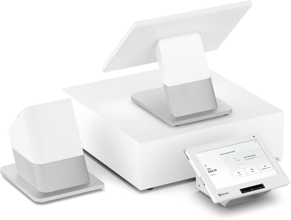 Clover Station Duo WiFi/LTE (Gen 2) Bundle with merchant and customer displays